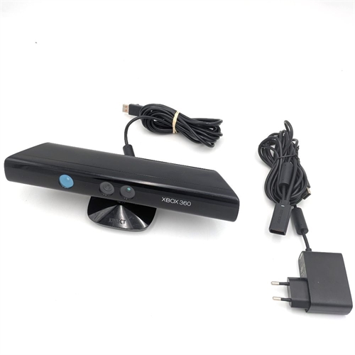 Kinect Sensor and Power Supply - Black - XBOX 360 Accessories (B Grade) (Used)